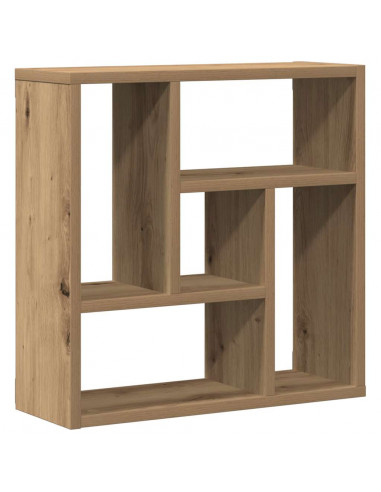 Scaffale a Parete Rovere Artigianale 45x16x45 cm in Truciolato