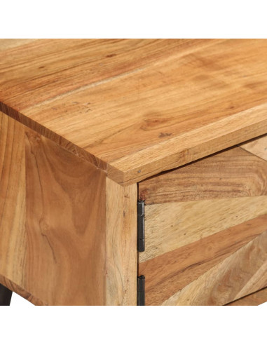 Mobile Porta TV 145x35x35 cm in Legno Massello di Acacia