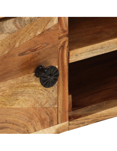 Mobile Porta TV 145x35x35 cm in Legno Massello di Acacia