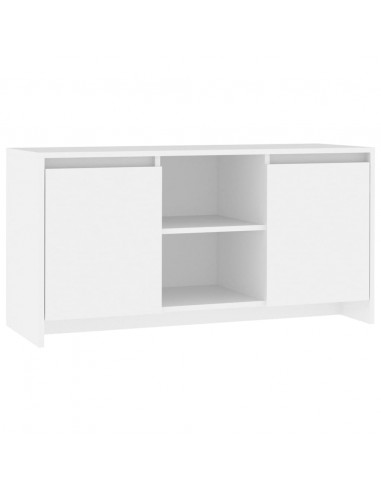 Mobile Porta TV Bianco 102x37,5x52,5 cm in Truciolato