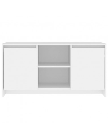 Mobile Porta TV Bianco 102x37,5x52,5 cm in Truciolato