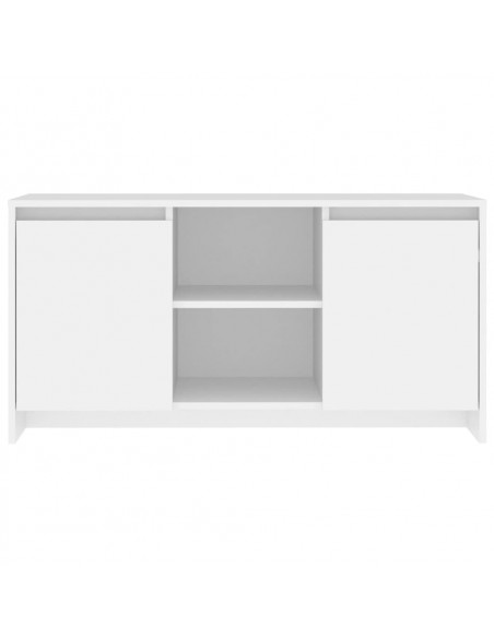Mobile Porta TV Bianco 102x37,5x52,5 cm in Truciolato