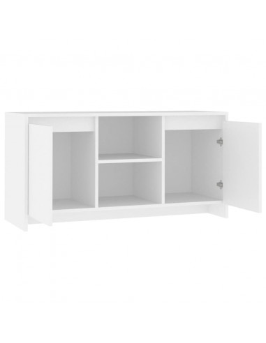 Mobile Porta TV Bianco 102x37,5x52,5 cm in Truciolato