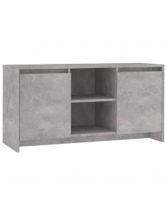 Mobile Porta TV Grigio Cemento 102x37,5x52,5 cm in Truciolato 2