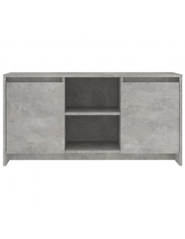 Mobile Porta TV Grigio Cemento 102x37,5x52,5 cm in Truciolato