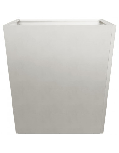 Fioriera da Giardino 50x50x50 cm in Acciaio Inox