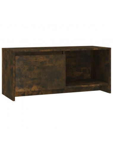 Mobile Porta TV Rovere Fumo 90x35x40 cm in Truciolato