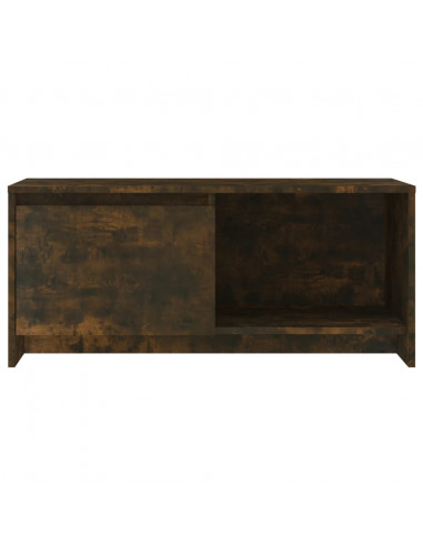 Mobile Porta TV Rovere Fumo 90x35x40 cm in Truciolato