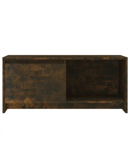 Mobile Porta TV Rovere Fumo 90x35x40 cm in Truciolato