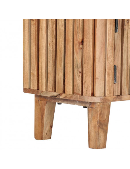 Mobile Porta TV 130x30x45 cm in Legno Massello di Acacia