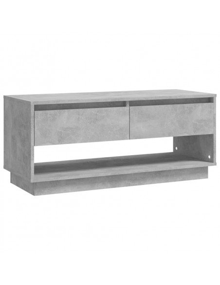 Mobile TV Grigio Cemento 102x41x44 cm in Truciolato