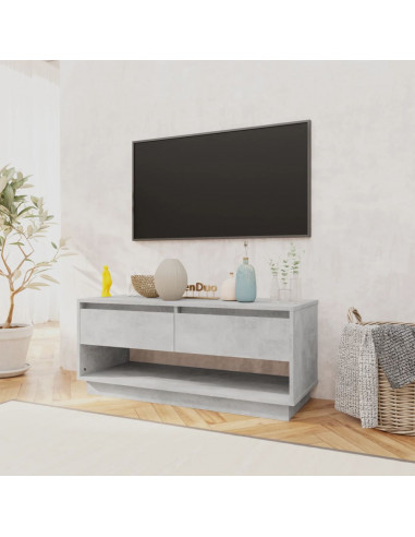 Mobile TV Grigio Cemento 102x41x44 cm in Truciolato