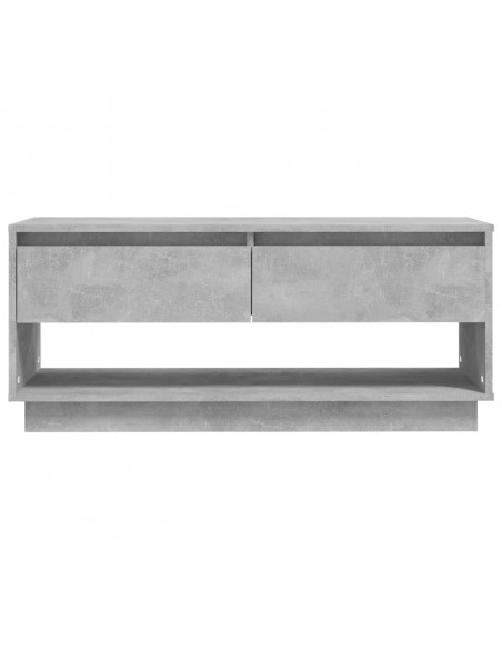 Mobile TV Grigio Cemento 102x41x44 cm in Truciolato