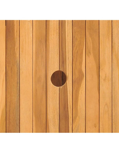 Mobile Vanità da Bagno con 2 Mensole 74x45x75 cm Legno Massello