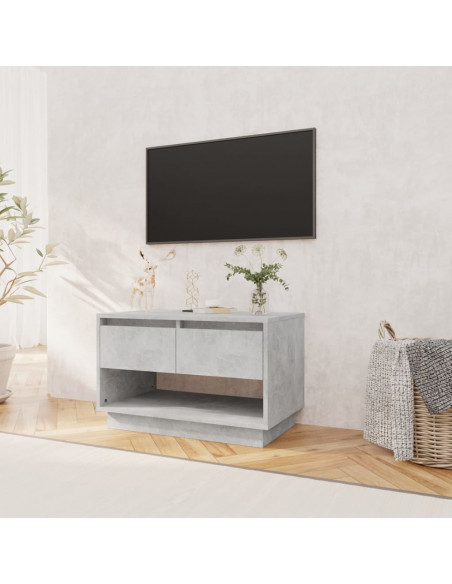 Mobile TV Grigio Cemento 70x41x44 cm in Truciolato