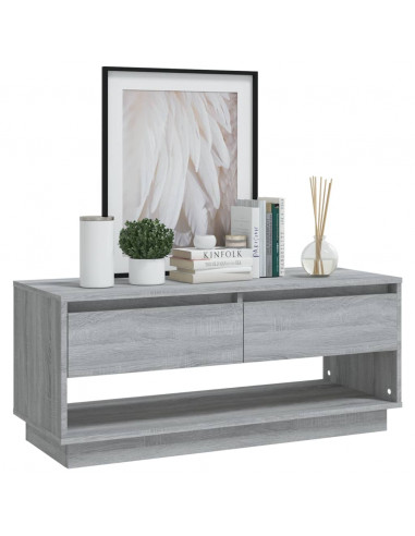 Mobile TV Grigio Sonoma 102x41x44 cm in Truciolato