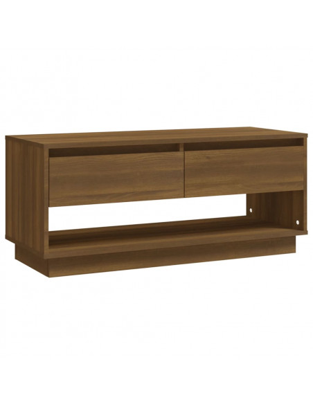 Mobile TV Rovere Marrone 102x41x44 cm in Truciolato