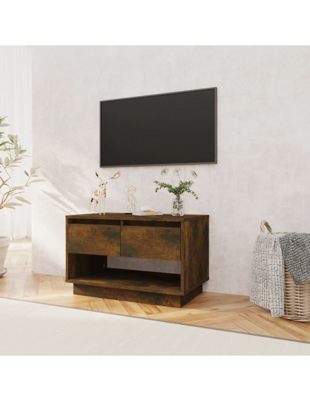 Mobile TV Rovere Fumo 70x41x44 cm in Truciolato