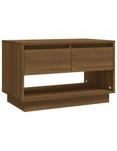 Mobile TV Rovere Marrone 70x41x44 cm in Truciolato 2