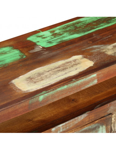 Mobile Porta TV Multicolore 110x30x40 cm in Legno di Recupero