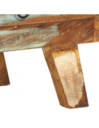 Mobile Porta TV Multicolore 110x30x40 cm in Legno di Recupero