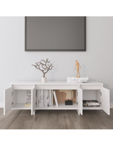 Mobile TV Bianco 120x30x40,5 cm in Truciolato