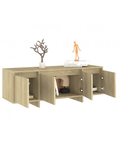 Mobile Porta TV Rovere Sonoma 120x30x40,5 cm in Truciolato