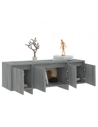 Mobile Porta TV Grigio Sonoma 120x30x40,5 cm in Truciolato