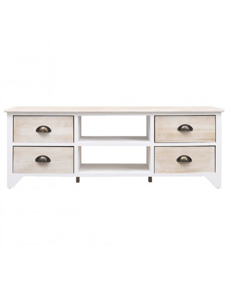 Mobile Porta TV 108x30x40 cm in Legno di Paulownia