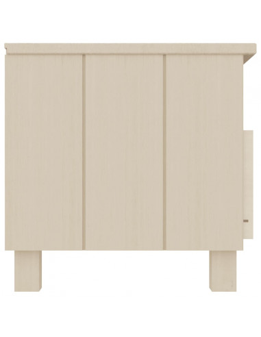 Mobile TV HAMAR Miele 106x40x40 cm in Legno Massello di Pino