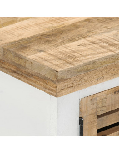 Mobile Porta TV 110x30x40 cm in Legno Massello di Mango