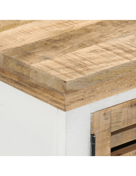 Mobile Porta TV 110x30x40 cm in Legno Massello di Mango