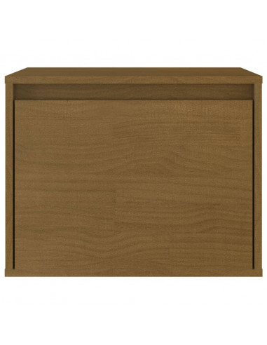 Mobili Porta TV 3 pz Miele in Legno Massello di Pino