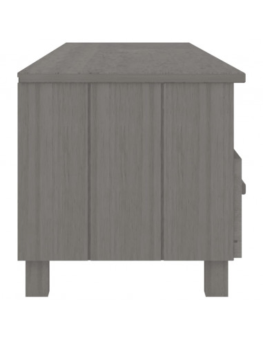 Mobile TV HAMAR Grigio Chiaro 158x40x40 cm in Legno di Pino