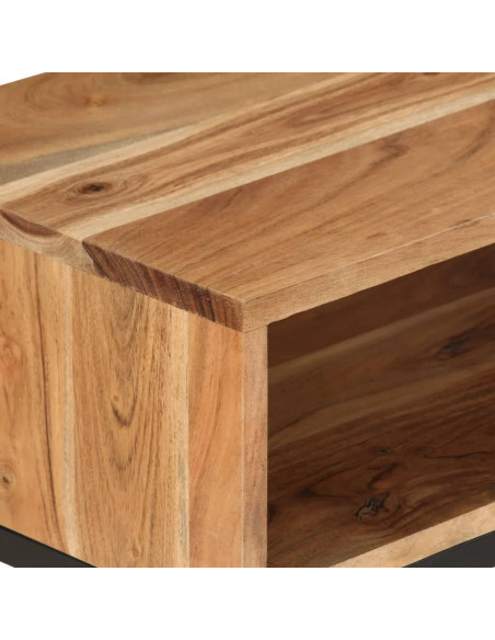 Mobile Porta TV 160x30x45 cm in Legno Massello di Acacia