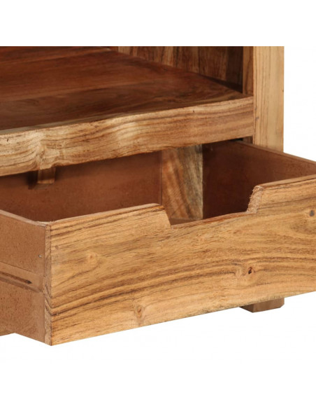 Mobile Porta TV 88x35x40 cm in Legno Massello di Acacia