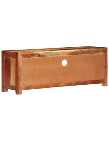 Mobile Porta TV 110x30x40 cm in Legno Massello di Acacia