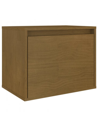 Mobili Porta TV 4 pz Miele in Legno Massello di Pino