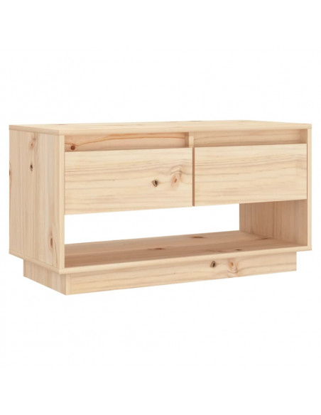 Mobile Porta TV 74x34x40 cm in Legno Massello di Pino