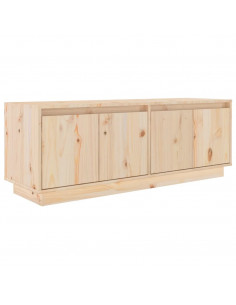 Mobile Porta TV 110x34x40 cm in Legno Massello di Pino 2