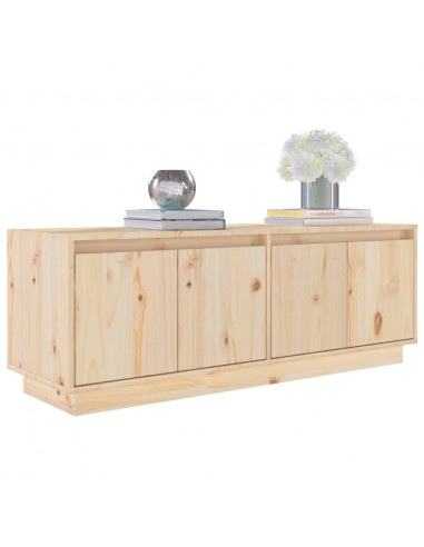 Mobile Porta TV 110x34x40 cm in Legno Massello di Pino