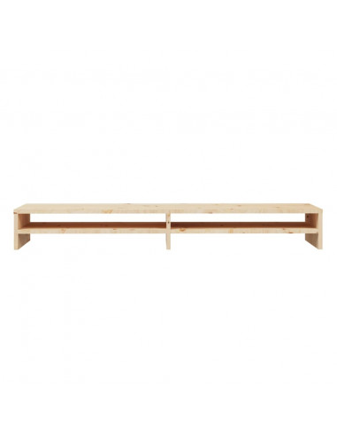 Supporto per Monitor 100x24x13 cm in Legno Massello di Pino