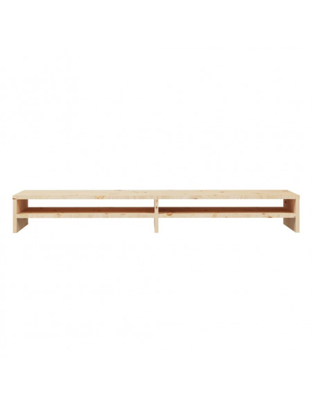 Supporto per Monitor 100x24x13 cm in Legno Massello di Pino