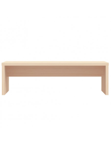 Supporto per Monitor 50x27x15 cm in Legno Massello di Pino