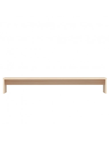 Supporto per Monitor 100x27x15 cm in Legno Massello di Pino