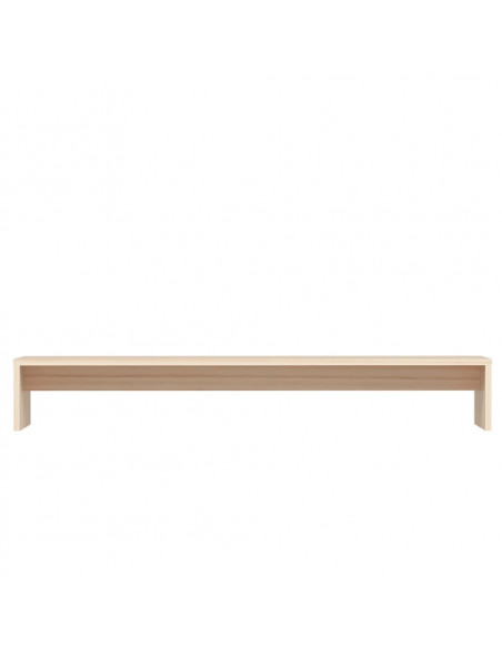 Supporto per Monitor 100x27x15 cm in Legno Massello di Pino