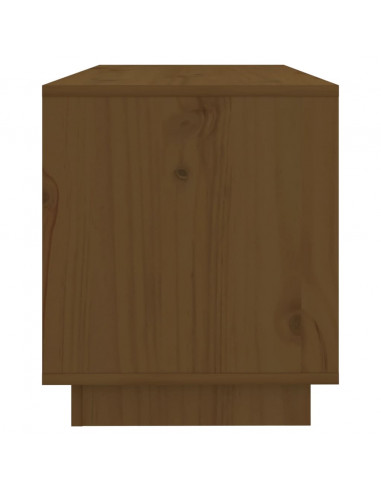 Mobile TV Miele 74x34x40 cm in Legno Massello di Pino