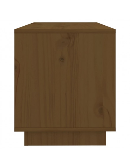 Mobile TV Miele 74x34x40 cm in Legno Massello di Pino