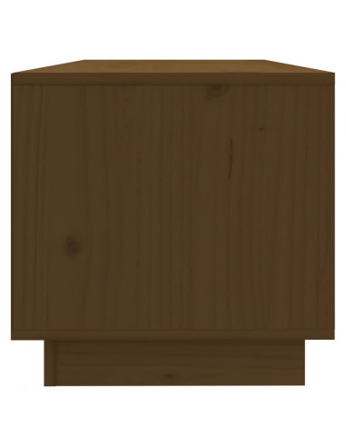 Mobile Porta TV Miele 90x35x35 cm in Legno Massello di Pino