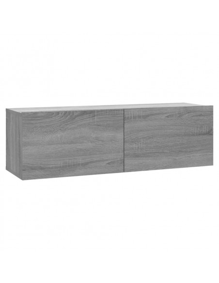 Libreria Grigio Sonoma 100x30x30 cm in Legno Ingegnerizzato